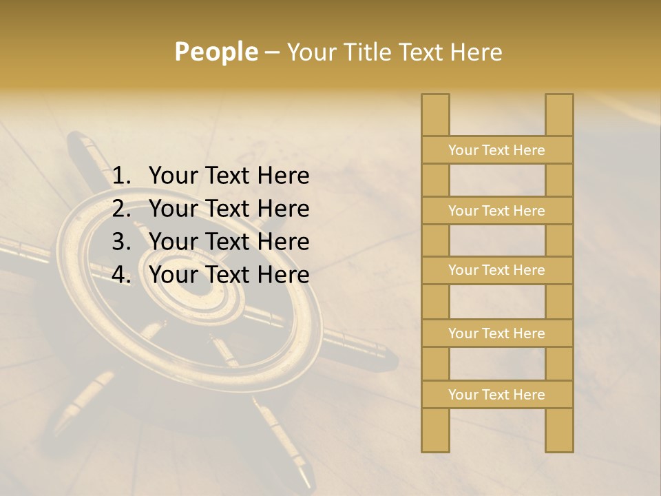 Sailor Marine Horizontal PowerPoint Template