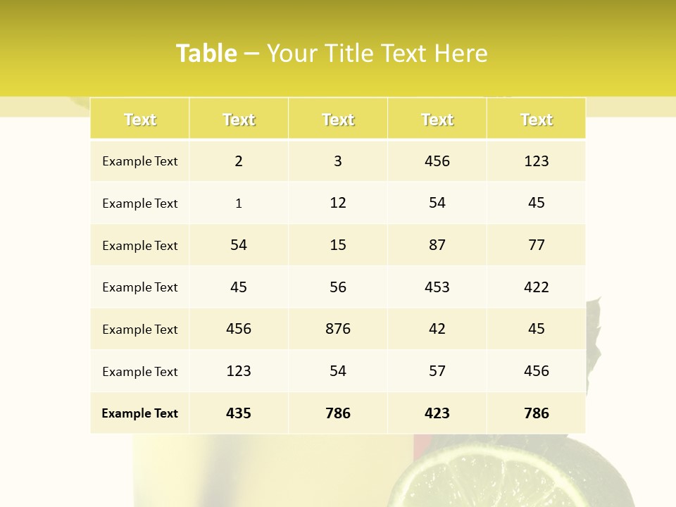 Fresh Celebrate Traditional PowerPoint Template