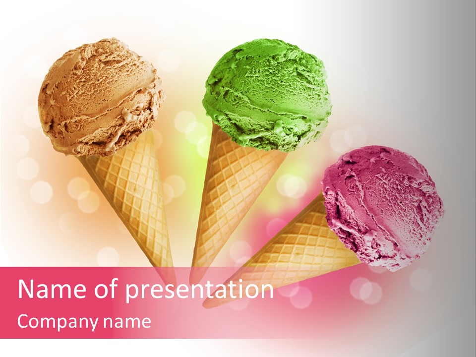 Brown Ball Delicious PowerPoint Template