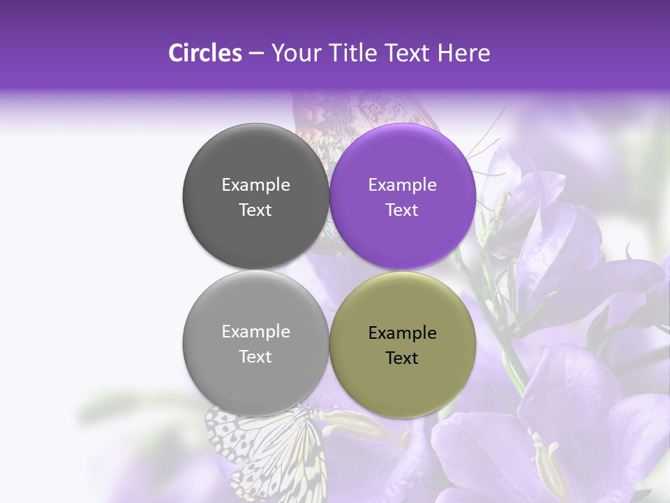 Detail Bloom Leaf PowerPoint Template