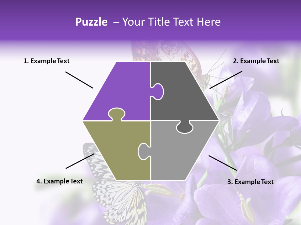 Detail Bloom Leaf PowerPoint Template