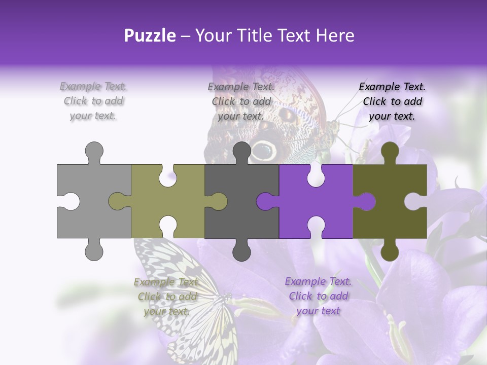 Detail Bloom Leaf PowerPoint Template