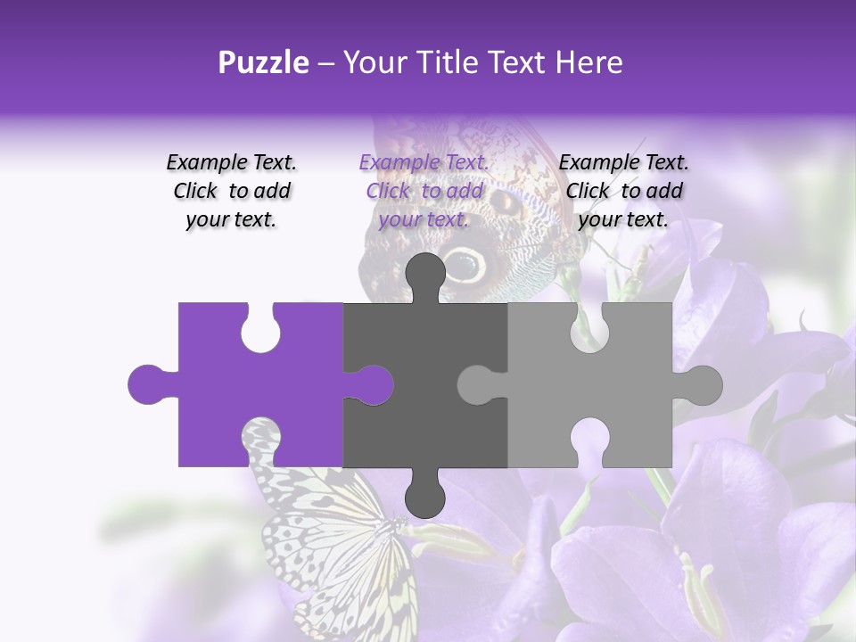 Detail Bloom Leaf PowerPoint Template
