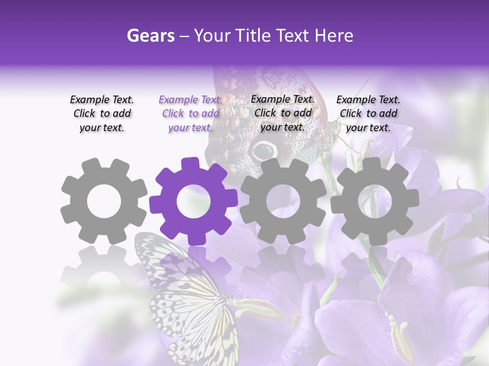 Detail Bloom Leaf PowerPoint Template