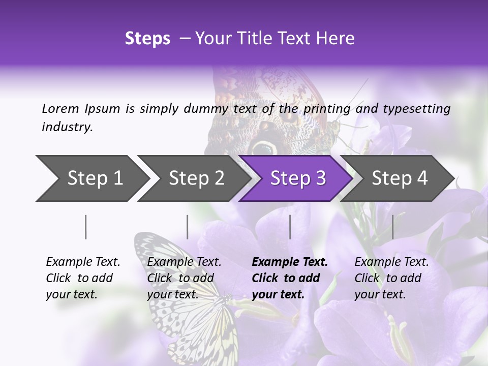 Detail Bloom Leaf PowerPoint Template