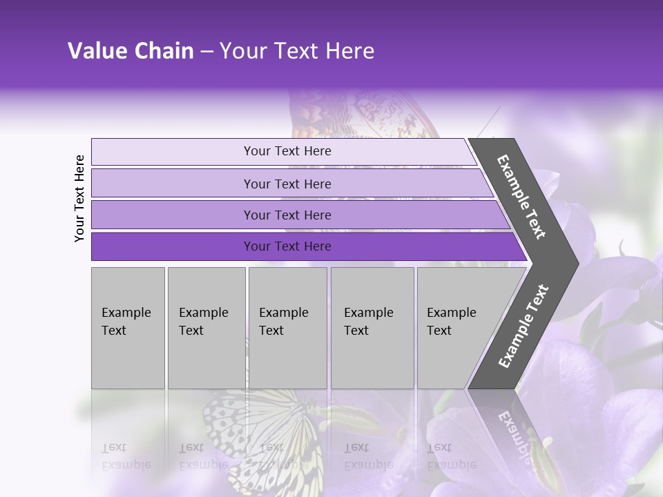 Detail Bloom Leaf PowerPoint Template