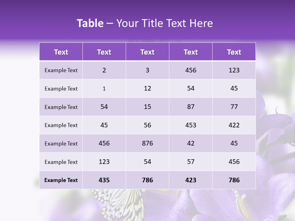 Detail Bloom Leaf PowerPoint Template