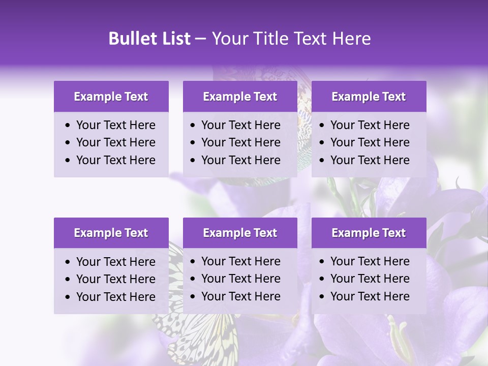 Detail Bloom Leaf PowerPoint Template