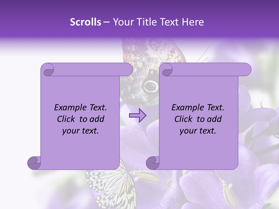 Detail Bloom Leaf PowerPoint Template