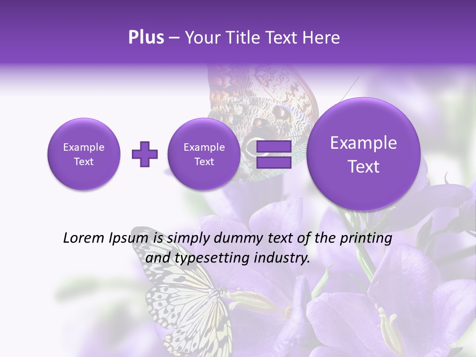 Detail Bloom Leaf PowerPoint Template