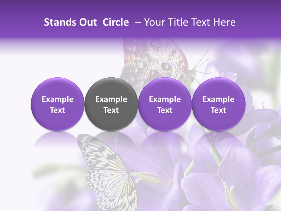 Detail Bloom Leaf PowerPoint Template