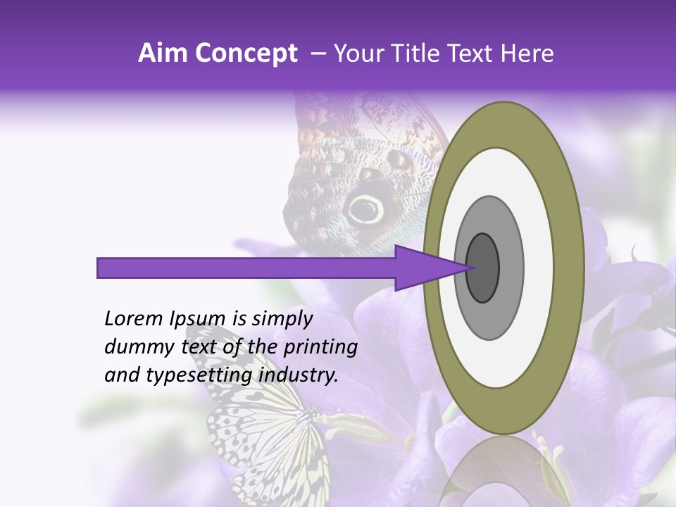 Detail Bloom Leaf PowerPoint Template