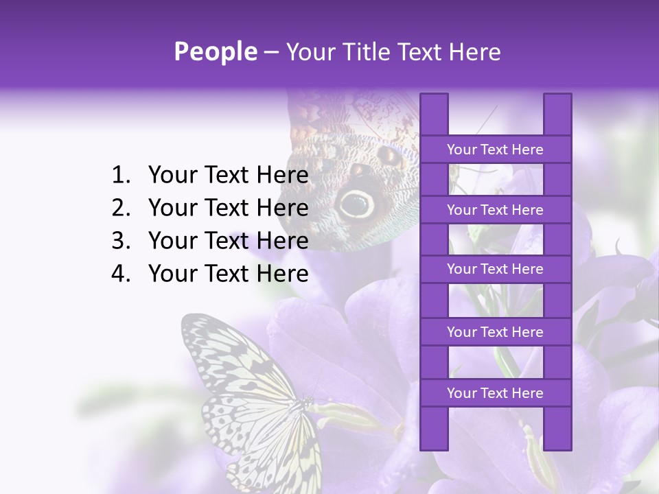 Detail Bloom Leaf PowerPoint Template