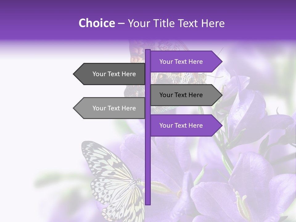 Detail Bloom Leaf PowerPoint Template