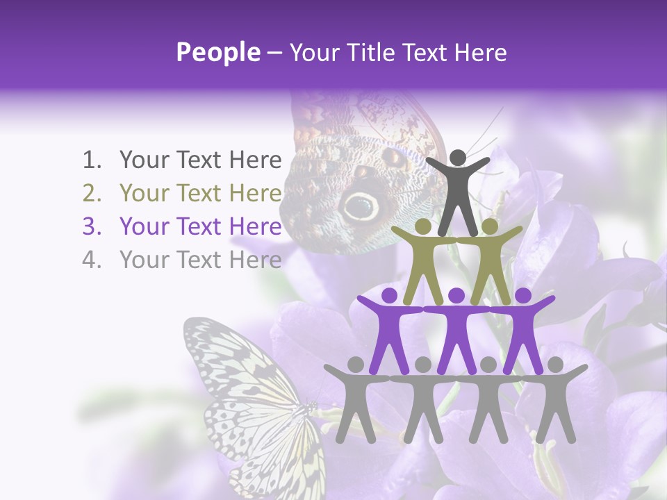 Detail Bloom Leaf PowerPoint Template