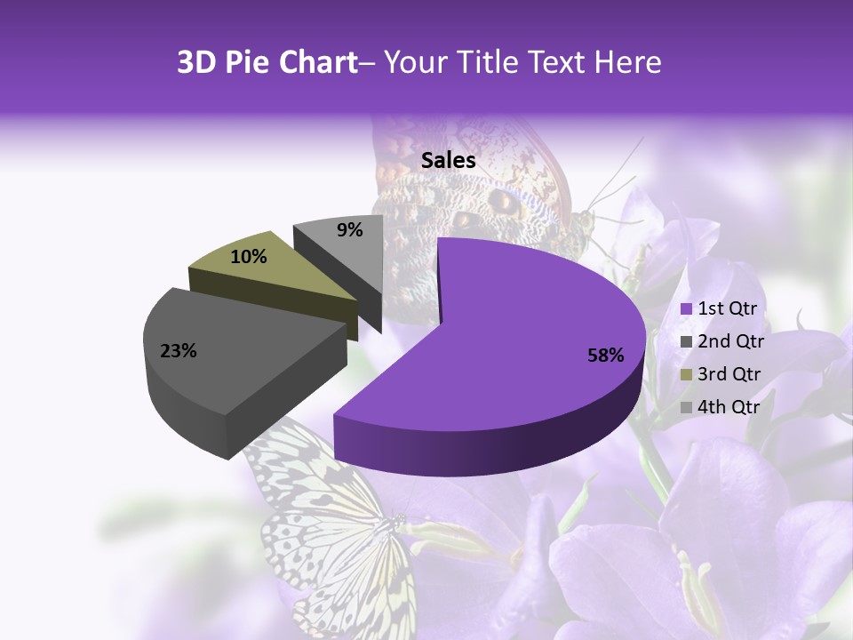 Detail Bloom Leaf PowerPoint Template