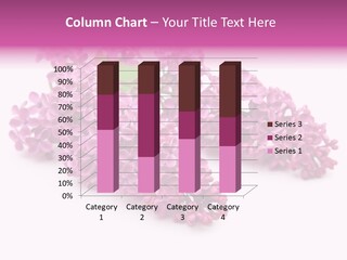 Beauty Lilac Branch PowerPoint Template