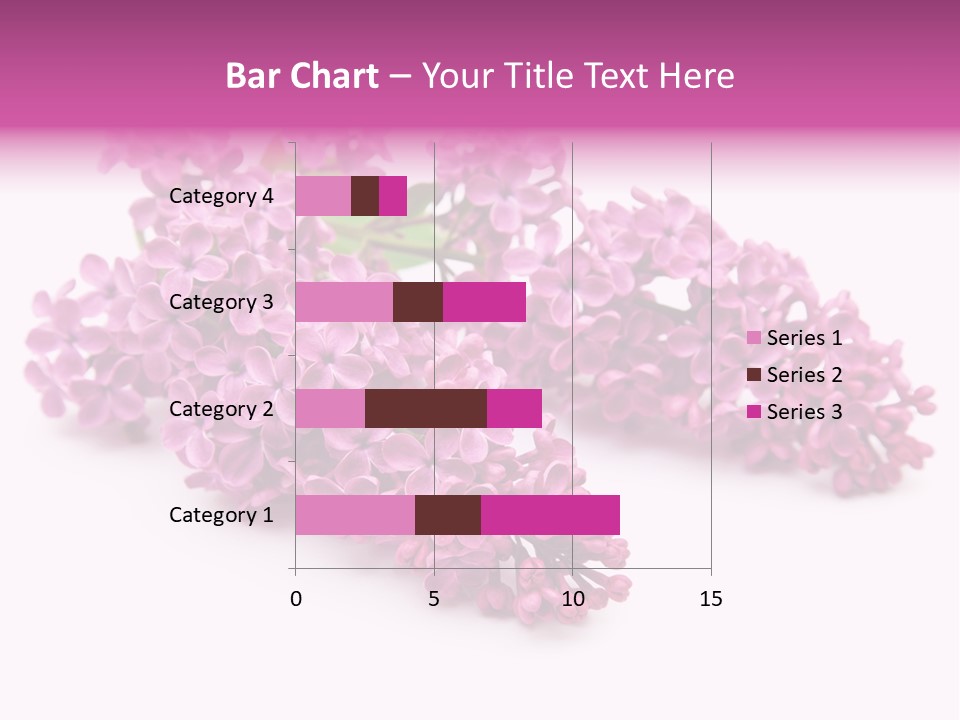 Beauty Lilac Branch PowerPoint Template