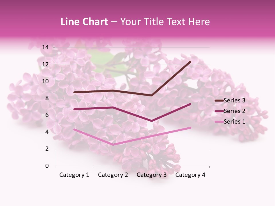 Beauty Lilac Branch PowerPoint Template