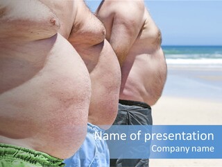 Waistline Lifestyle Overweight PowerPoint Template