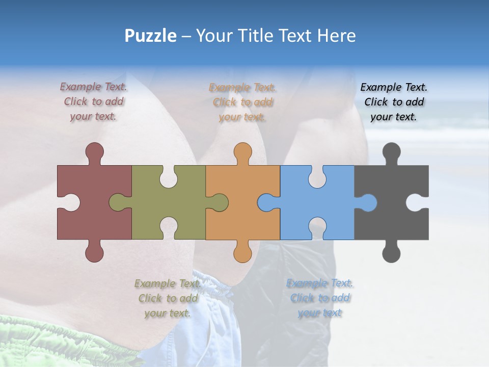 Waistline Lifestyle Overweight PowerPoint Template