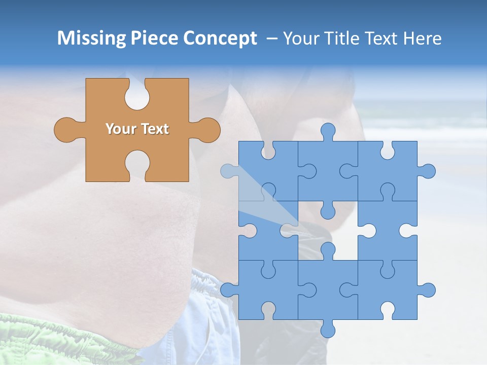 Waistline Lifestyle Overweight PowerPoint Template