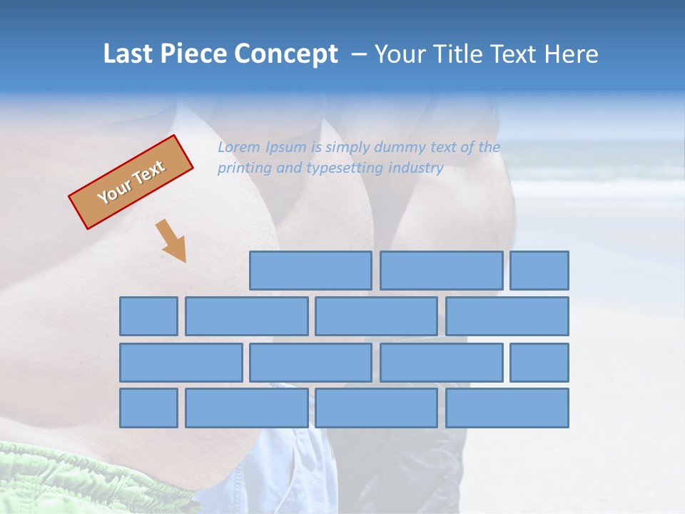 Waistline Lifestyle Overweight PowerPoint Template