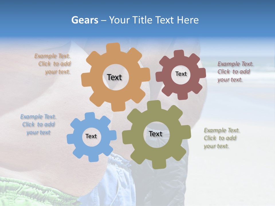 Waistline Lifestyle Overweight PowerPoint Template