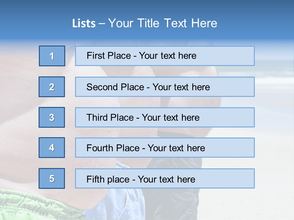 Waistline Lifestyle Overweight PowerPoint Template