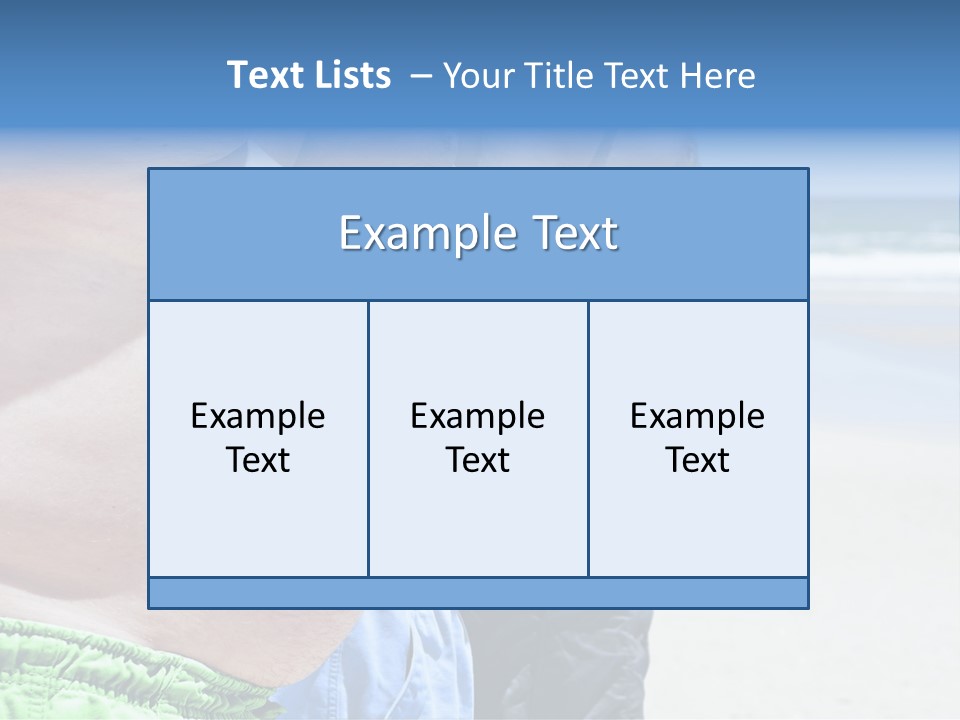 Waistline Lifestyle Overweight PowerPoint Template