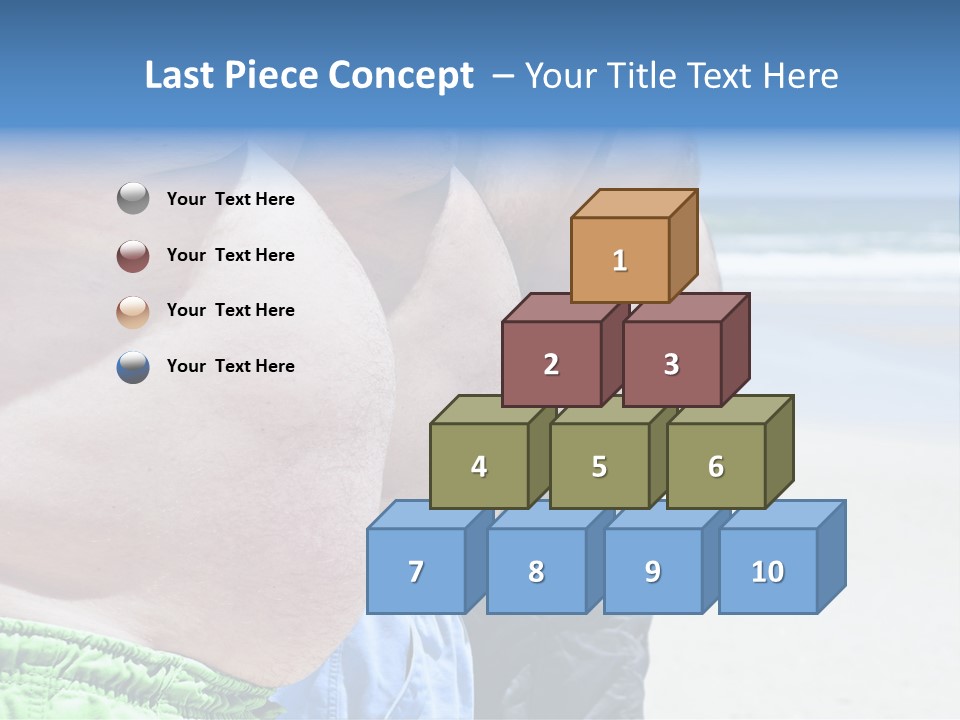 Waistline Lifestyle Overweight PowerPoint Template