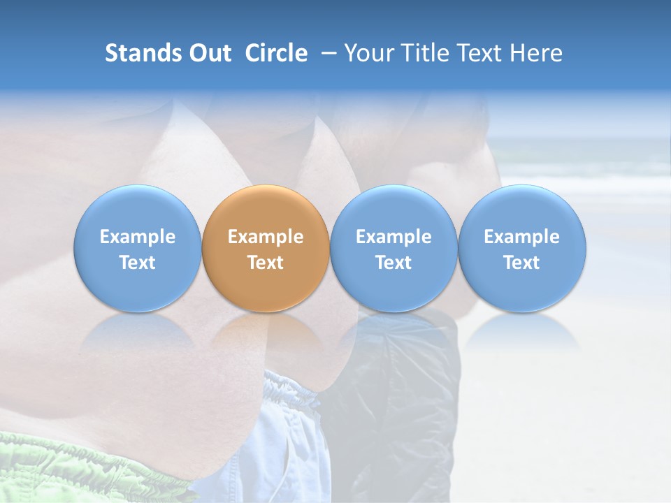 Waistline Lifestyle Overweight PowerPoint Template