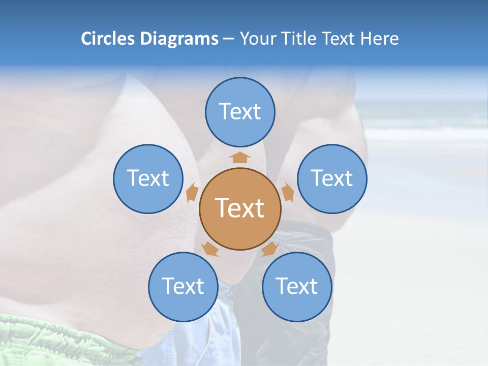 Waistline Lifestyle Overweight PowerPoint Template