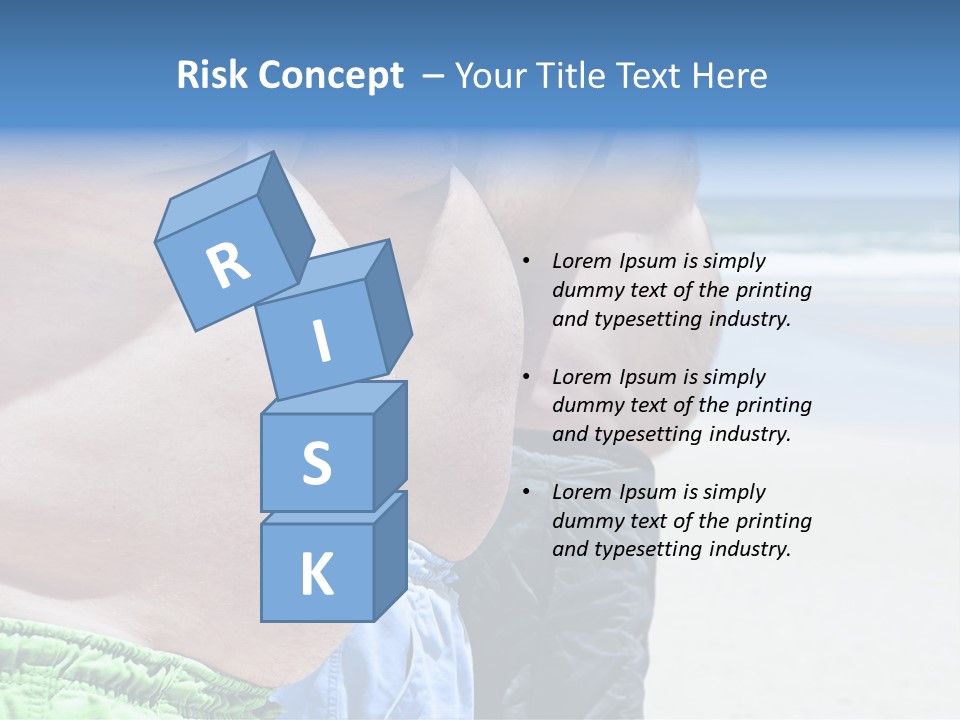 Waistline Lifestyle Overweight PowerPoint Template