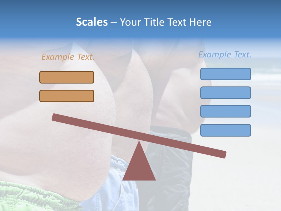 Waistline Lifestyle Overweight PowerPoint Template