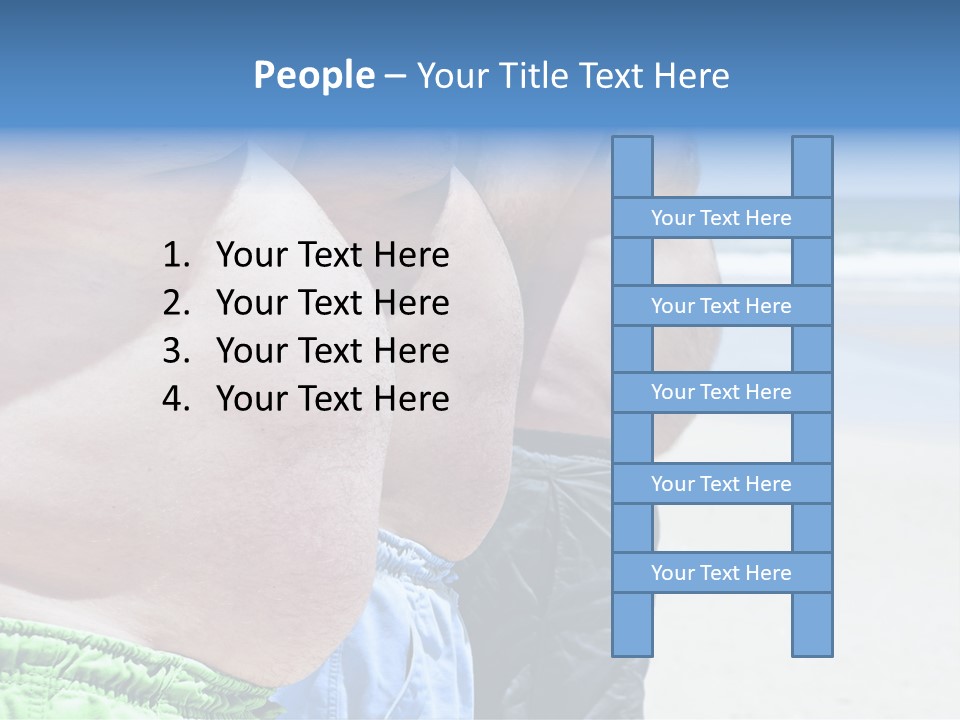 Waistline Lifestyle Overweight PowerPoint Template