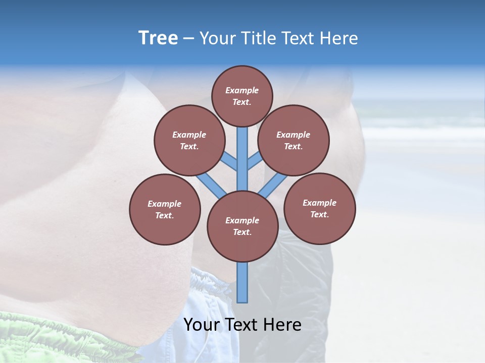 Waistline Lifestyle Overweight PowerPoint Template