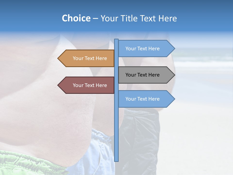 Waistline Lifestyle Overweight PowerPoint Template