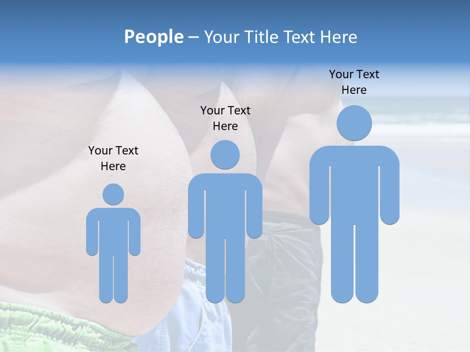 Waistline Lifestyle Overweight PowerPoint Template