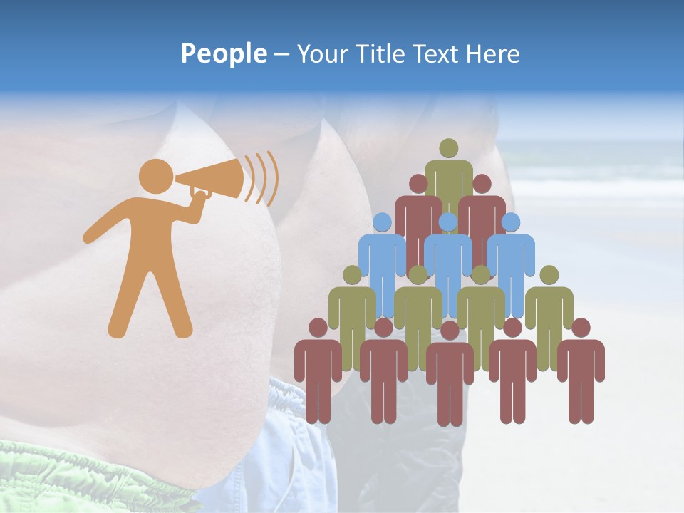 Waistline Lifestyle Overweight PowerPoint Template