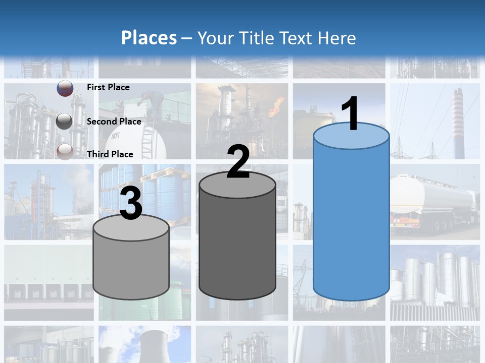 Container Petrol Nuclear PowerPoint Template