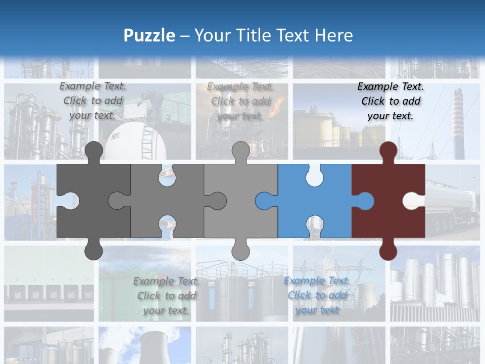 Container Petrol Nuclear PowerPoint Template