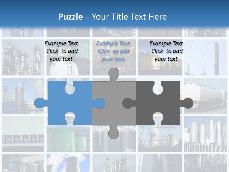 Container Petrol Nuclear PowerPoint Template