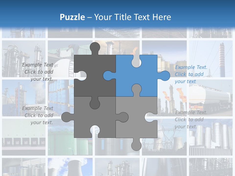 Container Petrol Nuclear PowerPoint Template