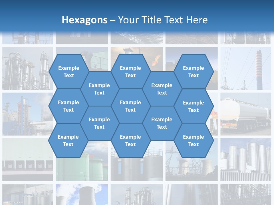 Container Petrol Nuclear PowerPoint Template