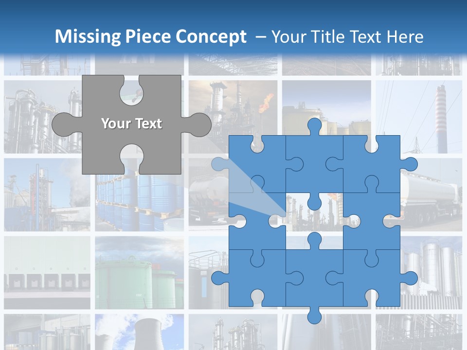 Container Petrol Nuclear PowerPoint Template