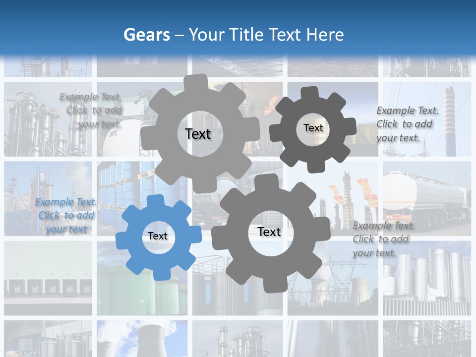 Container Petrol Nuclear PowerPoint Template