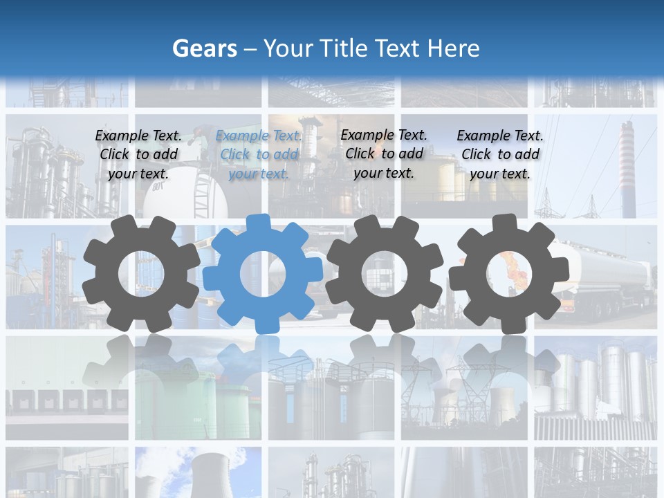 Container Petrol Nuclear PowerPoint Template