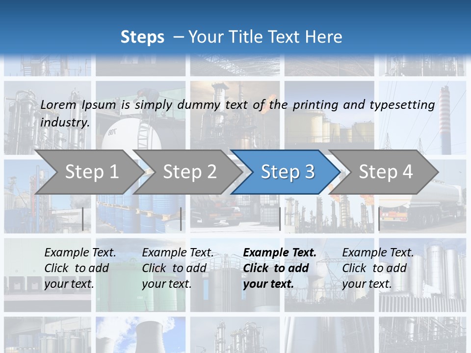 Container Petrol Nuclear PowerPoint Template