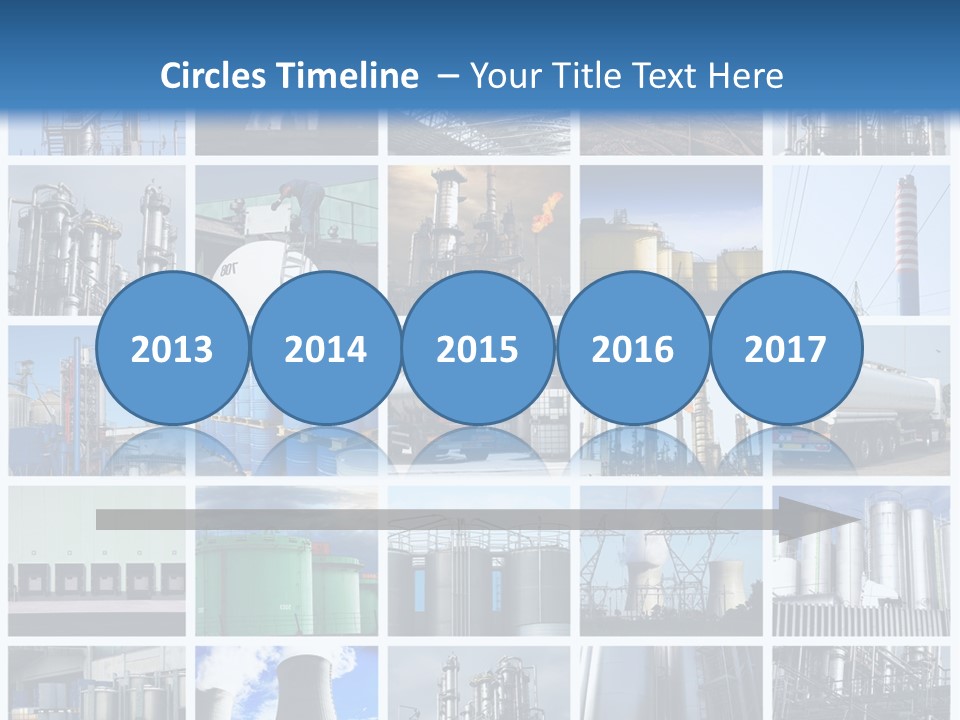 Container Petrol Nuclear PowerPoint Template